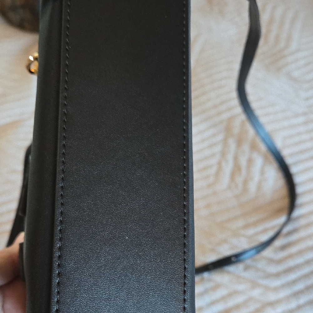 Tory Burch Black Mini Bag with Gold Accents - Picture 3 of 7